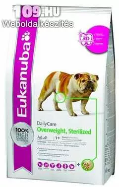 Kutyatáp Eucanuba Daily Care-Overweight, Sterilized