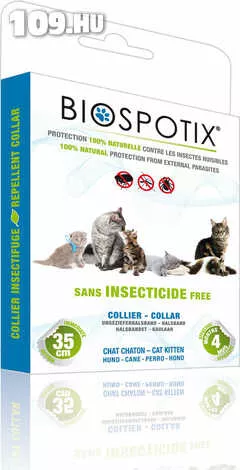 Macska kullancs-bolha-szúnyog riasztó BIOSPOTIX