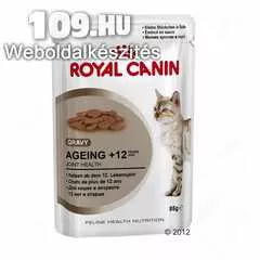 Nedves macskatáp Royal Canin Ageing +12 szószban